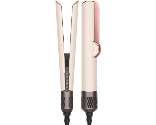 Фен випрямляч для волосся, стайлер - Hairdryer Airstrait Ceramic Rose Gold (HT-01) для гладкого та блискучого волосся.