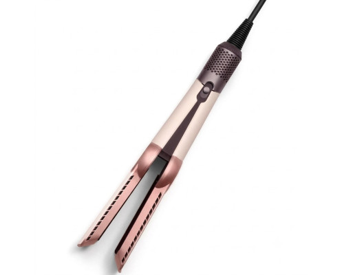 Фен випрямляч для волосся, стайлер - Hairdryer Airstrait Ceramic Rose Gold (HT-01) для гладкого та блискучого волосся.