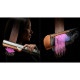 Фен випрямляч для волосся, стайлер - Hairdryer Airstrait Ceramic Rose Gold (HT-01) для гладкого та блискучого волосся.