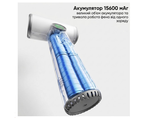 Бездротовий акумуляторний фен VVU&CCO CFJ-4B-W (200 Вт, 15600 мАг)
