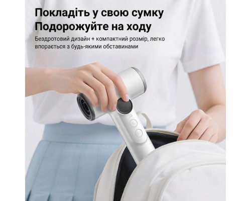 Бездротовий акумуляторний фен VVU&CCO CFJ-4B-W (200 Вт, 15600 мАг)