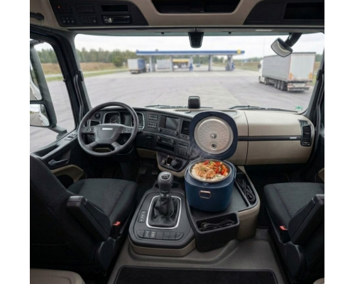 Автомобільна мультиварка 2 літри, 12V-24V-220V.,для далекобійників і мандрівників
