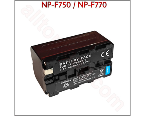 Акумулятор NP-F750, NP-F770 ,4400 mAh,для камер SONY