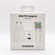 Зарядний пристрій Samsung 35W Dual Charger (USB-C Power Delivery + USB-A) з кабелем Type-C/Type-C (white)