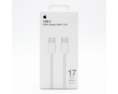 Кабель Apple USB-C - USB-C (60W), 1м. у тканинному обплетенні