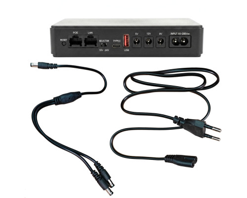Міні DC UPS 20000 mAh, 25W, Type-C (POE-830P)