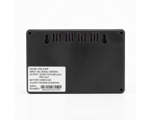 Міні DC UPS 20000 mAh, 25W, Type-C (POE-830P)