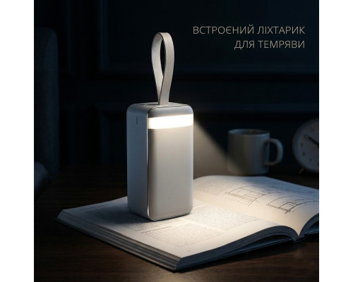 Повербанк 50000 mAh (22,5W), KAKUSIGA KSC-889 Juyuan Series (white)