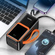 Повербанк 50000 mAh Kakusiga KSC-1090 (22.5W / PD 20W) зі вбудованими кабелями (Black)