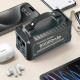Повербанк 60000 mAh KAKUSIGA KSC-1276, PD20W+22.5W, з ліхтариком і вбудованими кабелями для заряджання.