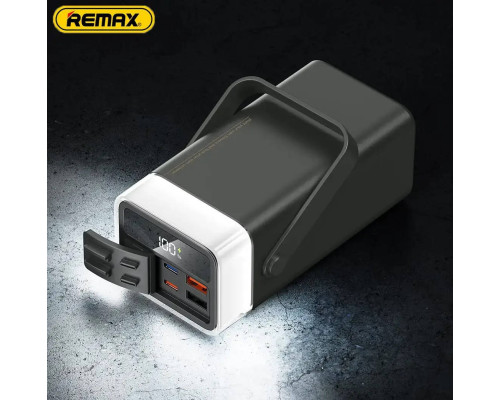 Повербанк REMAX RPP-596, 40.000 mAh, 22.5W, з RGB ліхтарем і захистом від вологи