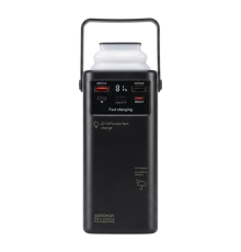 Повербанк 50000 mAh  (22,5W) з ліхтарем і вбудованими кабелями для заряджання (ATM-01B)