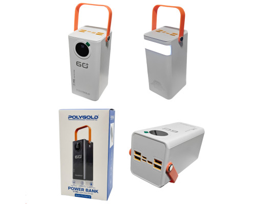 Повербанк Polygold PG-PW118 60000 mAh, з ліхтарем