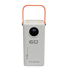 Повербанк 60000 mAh Polygold PG-PW118, (22,5W) з ліхтарем