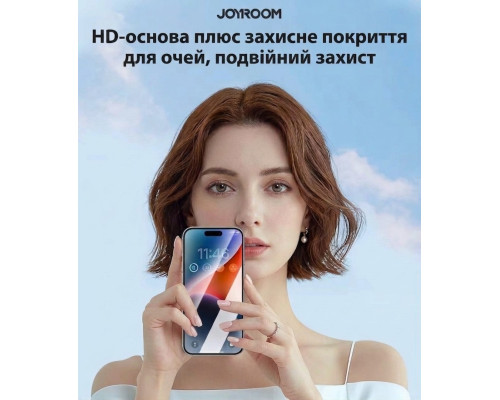 Захисне скло для iPhone 14 Pro Max JOYROOM Anti-Reflection Eyecare Screen Protector 