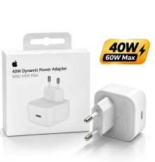 Зарядний пристрій для Apple: 40W Dynamic Power Adapter Type-C (MHJ83ZM/A)