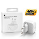 Зарядний пристрій для Apple: 40W Dynamic Power Adapter Type-C (MHJ83ZM/A)