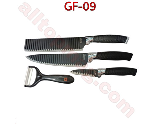 Набір кухонних ножів GERMAN FAMILY ZLine GF-09 (4 предмети)