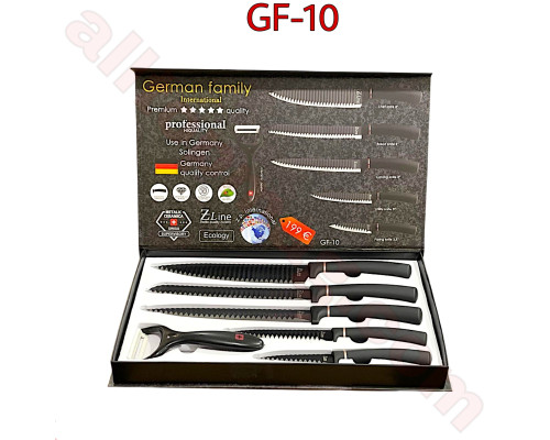 Набір кухонних ножів GERMAN FAMILY ZLine GF-10 (6 предметів)