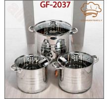 Набор кастрюль German Family GF-2037, 6 предметов