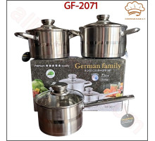 Набір каструль German Family GF-2071, 6 предметів