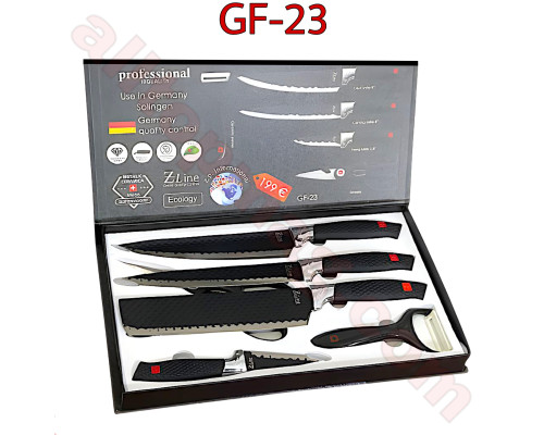 Набір кухонних ножів German Family Zline GF-23 (6 предметів)