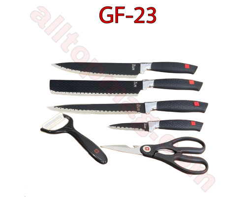 Набір кухонних ножів German Family Zline GF-23 (6 предметів)