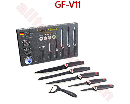 Набір ножів GERMAN FAMILY ZLine GF-V11 (6 предметів)