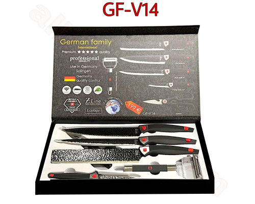 Набір ножів German Family GF-V14 (6 предметів)