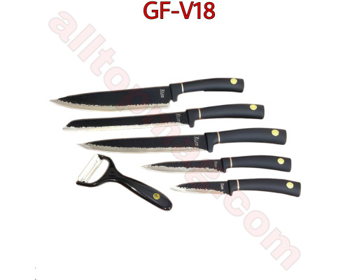 Набір ножів German Family GF-V18 (6 предметів)