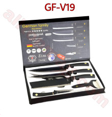 Набір ножів German Family GF-V19 (6 предметів)