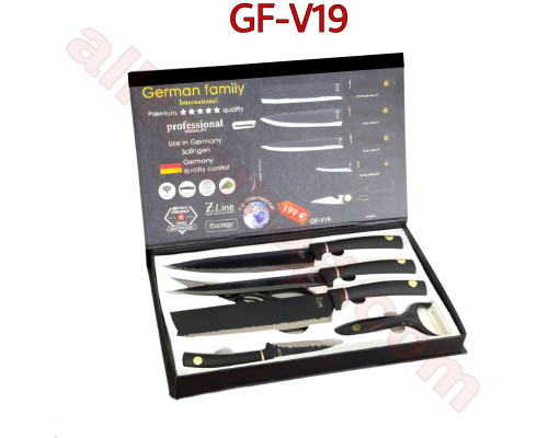 Набір ножів German Family GF-V19 (6 предметів)