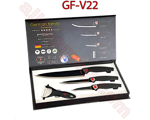 Набір кухонних ножів German Family Zline GF-V22 (4 предмети)