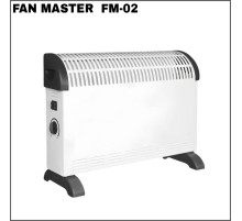 Електричний конвектор Fan Master FM-02 (2000 Вт), тихий обігрівач для спальні 2000W