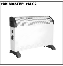 Електричний конвектор Fan Master FM-02 (2000 Вт), тихий обігрівач для спальні 2000W