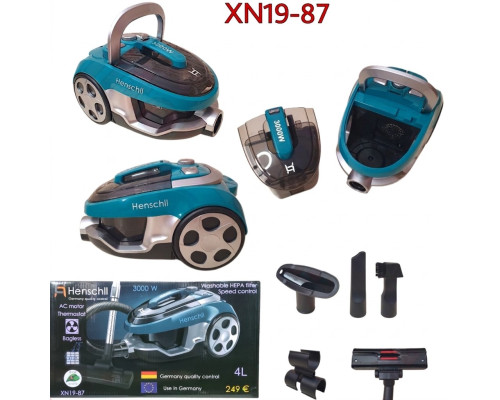Пилосос Henschll XN19-87 (4 л, 3000 Вт)