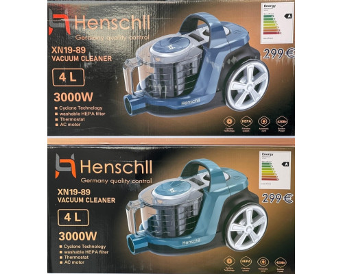 Пилосос Henschll XN19-89 (4 л, 3000 Вт)