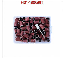 Змінні шліфувальні ковпачки (барабани) для фрезера,H01-180GRIT (100шт.) 