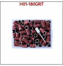 Змінні шліфувальні ковпачки (барабани) для фрезера,H01-180GRIT (100шт.) 