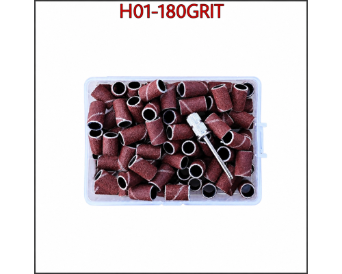 Змінні шліфувальні ковпачки (барабани) для фрезера,H01-180GRIT (100шт.) 