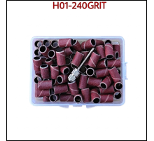 Змінні шліфувальні ковпачки (барабани) для фрезера,H01-240GRIT (100шт.) 