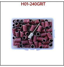 Змінні шліфувальні ковпачки (барабани) для фрезера,H01-240GRIT (100шт.) 