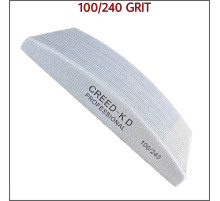 25 шт.Набір професійних пилок для нігтів CREED-KD (Човник) 100/240 грит (H02-100D240)