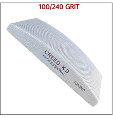 25 шт.Набір професійних пилок для нігтів CREED-KD (Човник) 100/240 грит (H02-100D240)