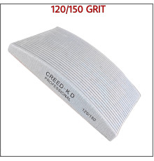 25 шт.Набір професійних пилок для нігтів CREED-KD (Човник) 120/150 грит (H02-120D150)