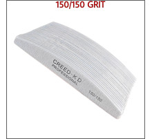 25 шт.Набір професійних пилок для нігтів CREED-KD (Човник) 150/150 грит (H02-150D150)