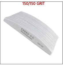 25 шт.Набір професійних пилок для нігтів CREED-KD (Човник) 150/150 грит (H02-150D150)