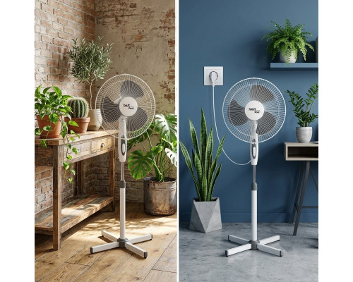 Вентилятор підлоговий Best Fan ВТ-001 35 Вт (білий)