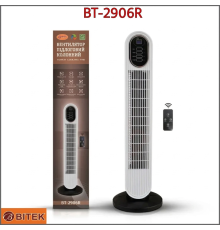 Підлоговий колонний вентилятор Bitek BT-2906R, 500 Вт, з пультом ДК