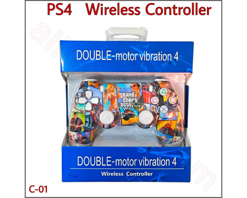 Бездротовий контролер Double-motor vibration для PS4, C-01 (GTA5)